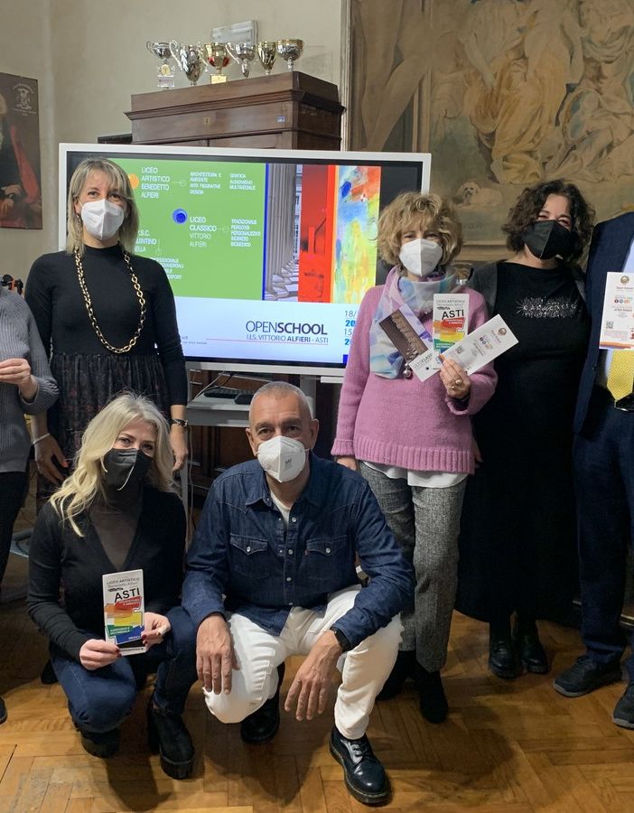 Alcuni componenti dello staff dell'IIS Alfieri
