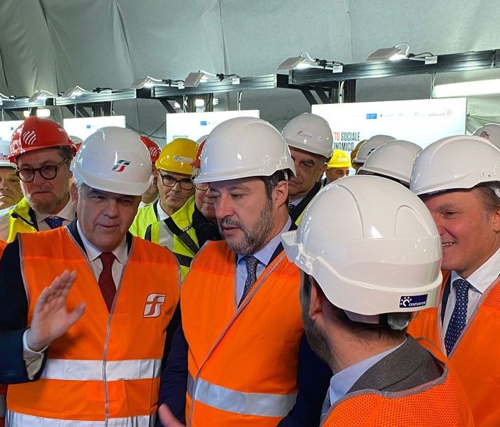 Terzo Valico, &quot;Primo treno entro il 2025&quot;, Salini e Salvini: &quot;E' il ponte di Messina del Nord&quot;
