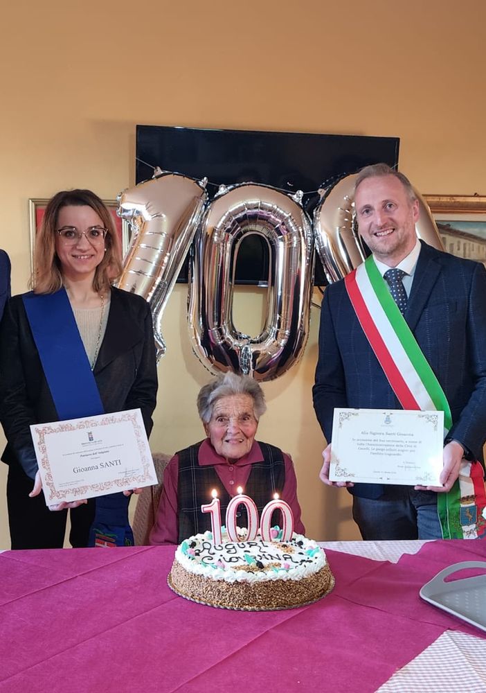 Giovanna Santi, neo centenaria canellese