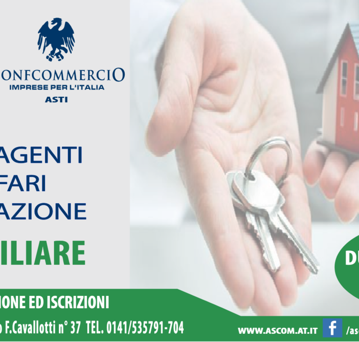 Fimaa - Confcommercio organizza il nuovo corso per l'abilitazione alla professione di agente immobiliare