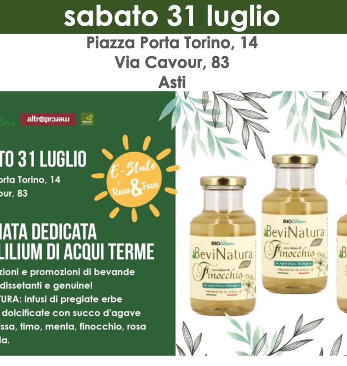 Sabato in casa Rava e Fava arriva &quot;BIOlilium&quot;