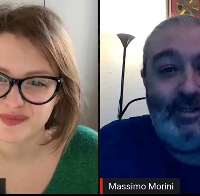 Un momento dell'intervista