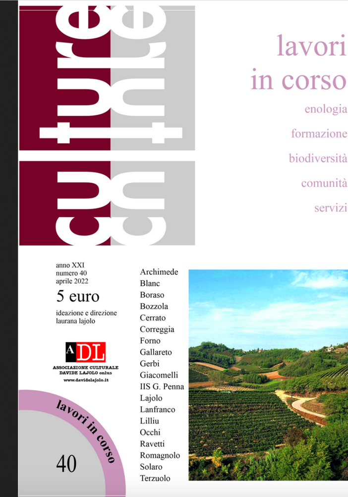 In vendita il nuovo numero della rivista &quot;Culture&quot;, dell’Associazione culturale Davide Lajolo