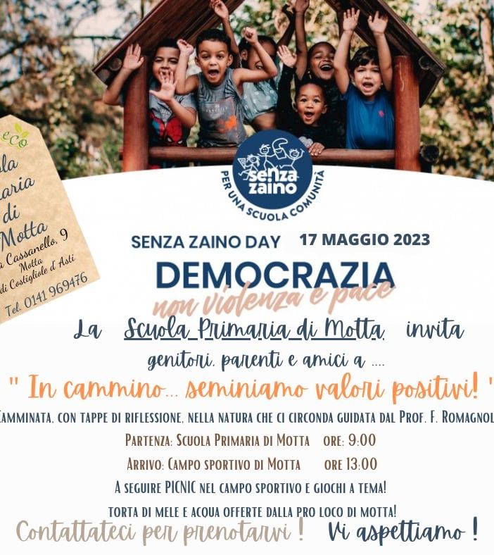 L'immagine pubblicata sulla pagina Facebook della scuola per far conoscere l'iniziativa