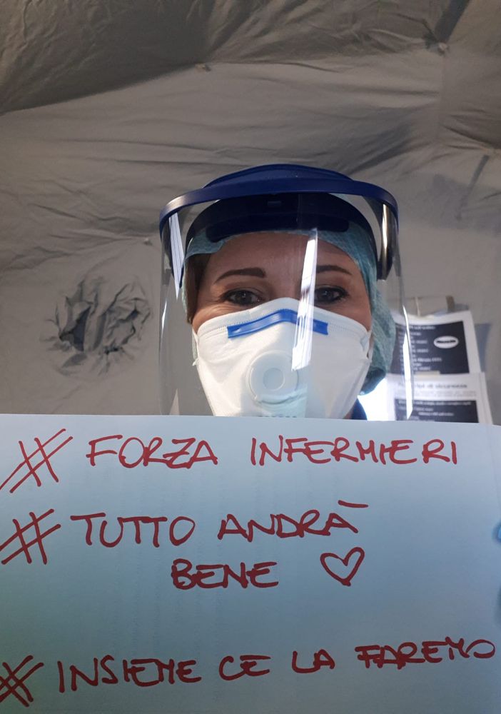 L'infermiera Simona Bianchini, dirigente sindacale Nursing Up (ospedale di Domodossola).