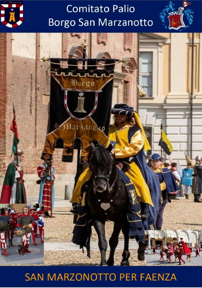 Palio, anche il borgo San Marzanotto partecipa alla &quot;corsa&quot; della solidarietà per la Romagna