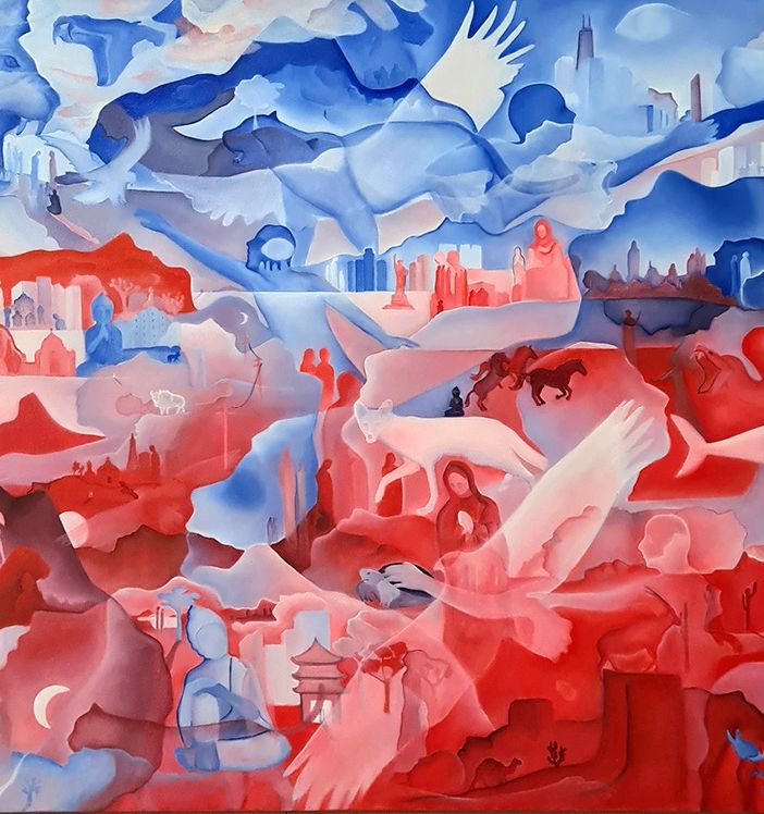 Alcune delle opere in mostra