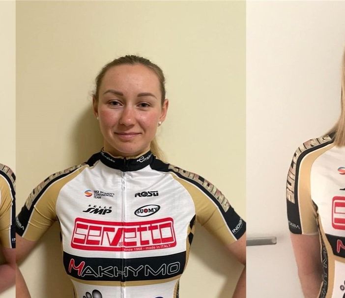 Le tre atlete della Servetto