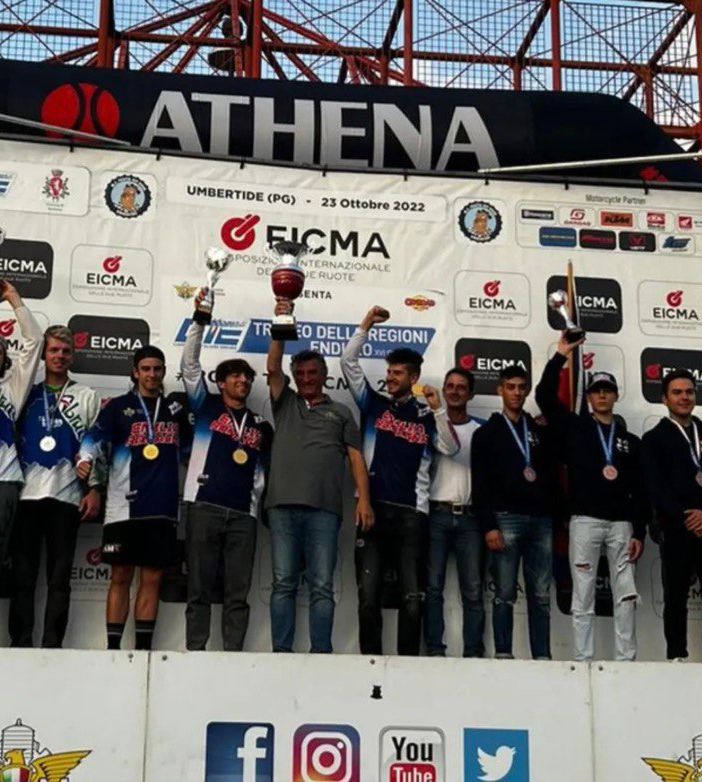 Trofeo delle Regioni in Umbria: moto club Alfieri a podio in tutte le  classifiche di squadra