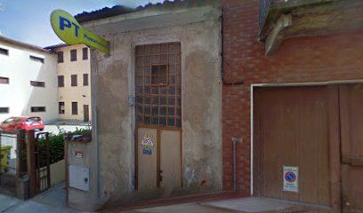 Il vecchio Ufficio Postale di San Damiano d'Asti, oggetto di radicale ristrutturazione