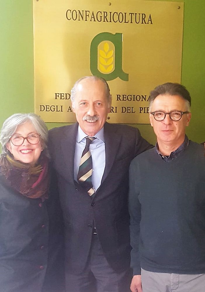 Da sinistra: Rosanna Varese, Lorenzo Morandi e Cosimo Melacca
