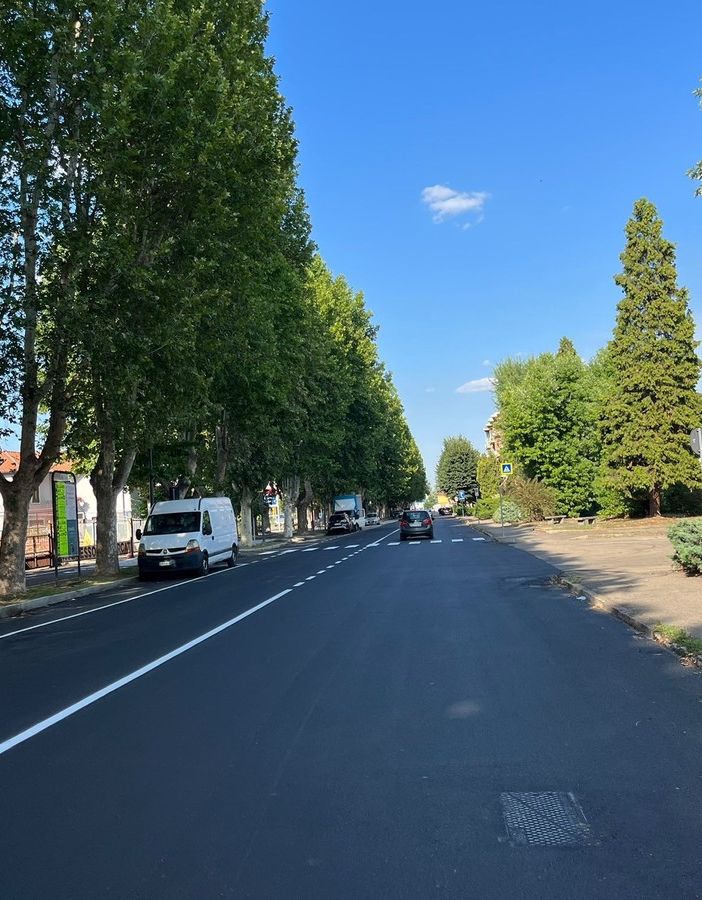 Viale Pilone in un'immagine d'archivio