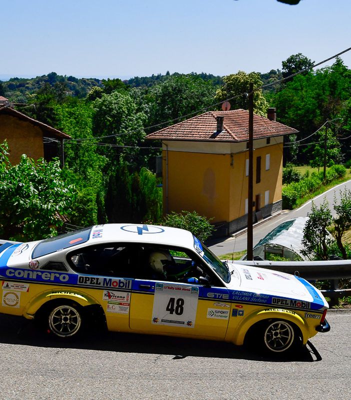 Stefano Villani - Lorenzo Lalomia - Opel kadett Gt/e al Rally Lana Storico  (Foto Magnano)