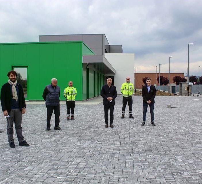 Fabio Carosso in visita alla nuova sede della Croce Verde di Nizza Monferrato