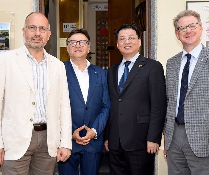 Visita del Console generale della Cina alla Direzione del Sito Unesco