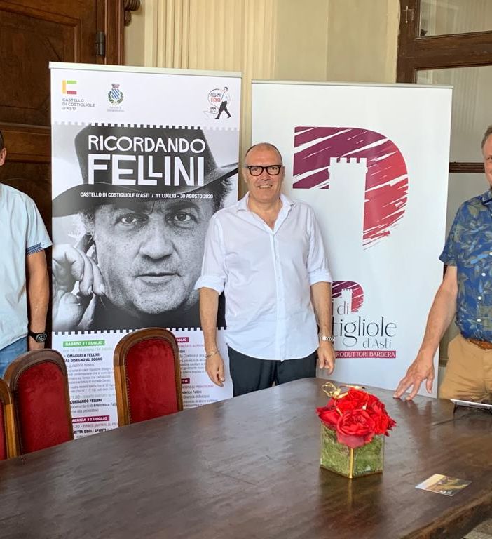 I due sindaci con l'assessore Alessandro Borio (primo a sinistra)