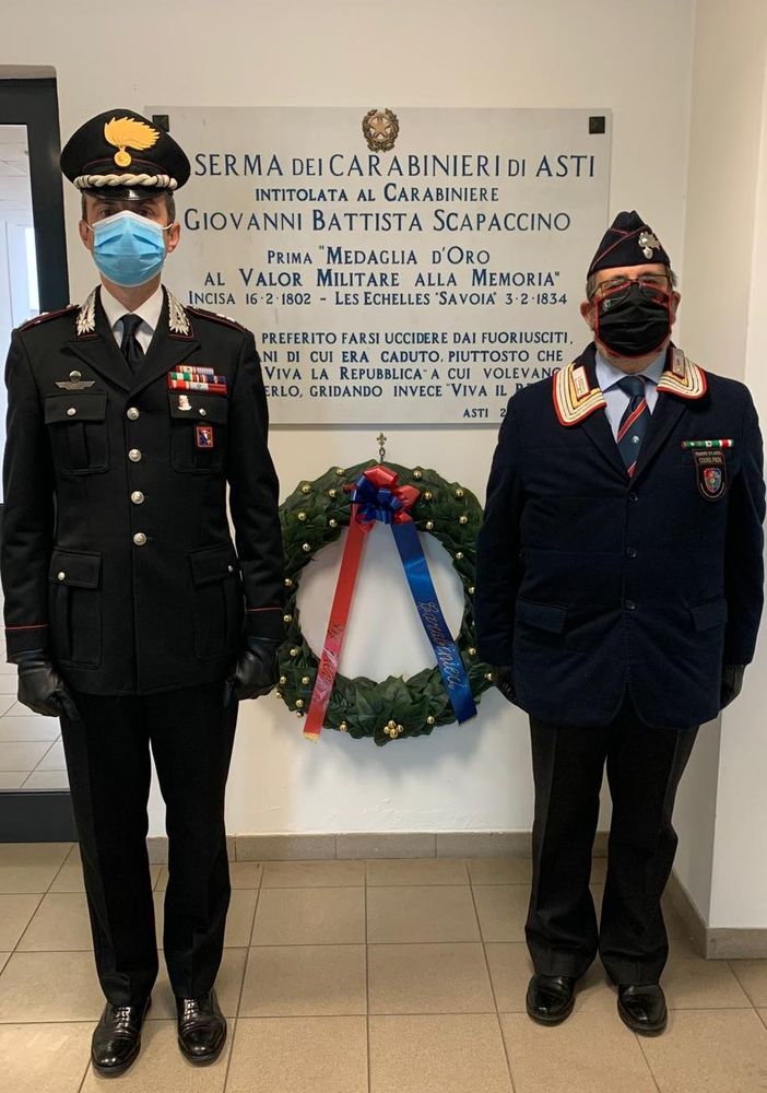 Commemorazione astigiana per i carabinieri caduti in guerra e nell’adempimento del proprio dovere