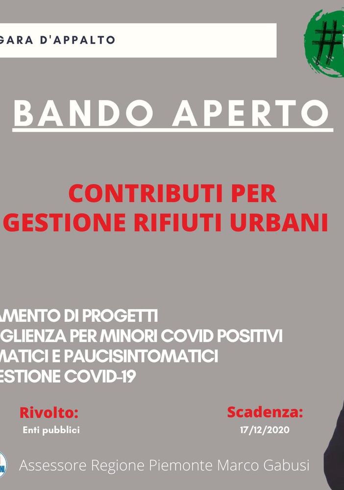 Screenshot dalla pagina Facebook dell'assessore Marco Gabusi