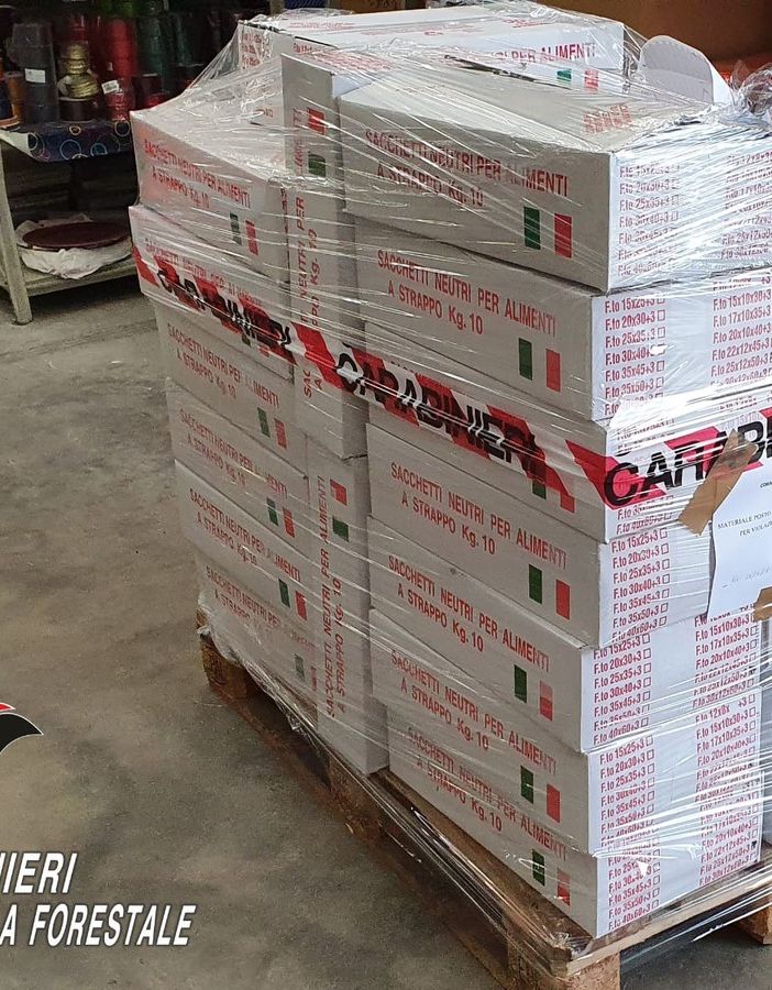 Commerciante all'ingrosso astigiano sanzionato per 5.000 euro dai Carabinieri forestali