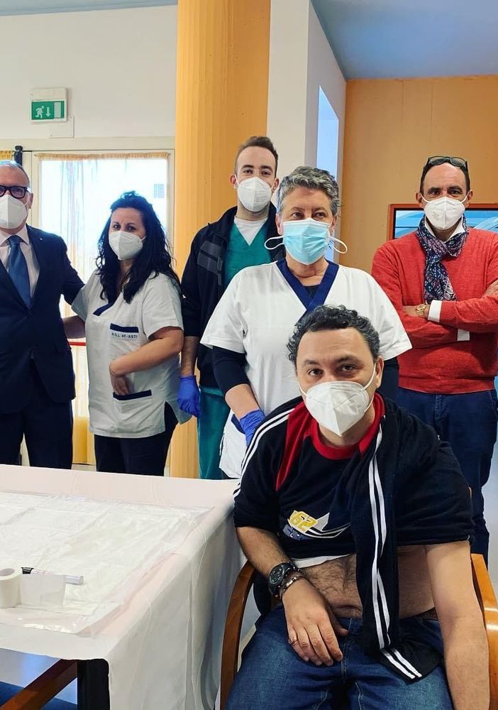Gabusi e Cavallero, vaccinazioni centro assistenziale Costigliole d'Asti