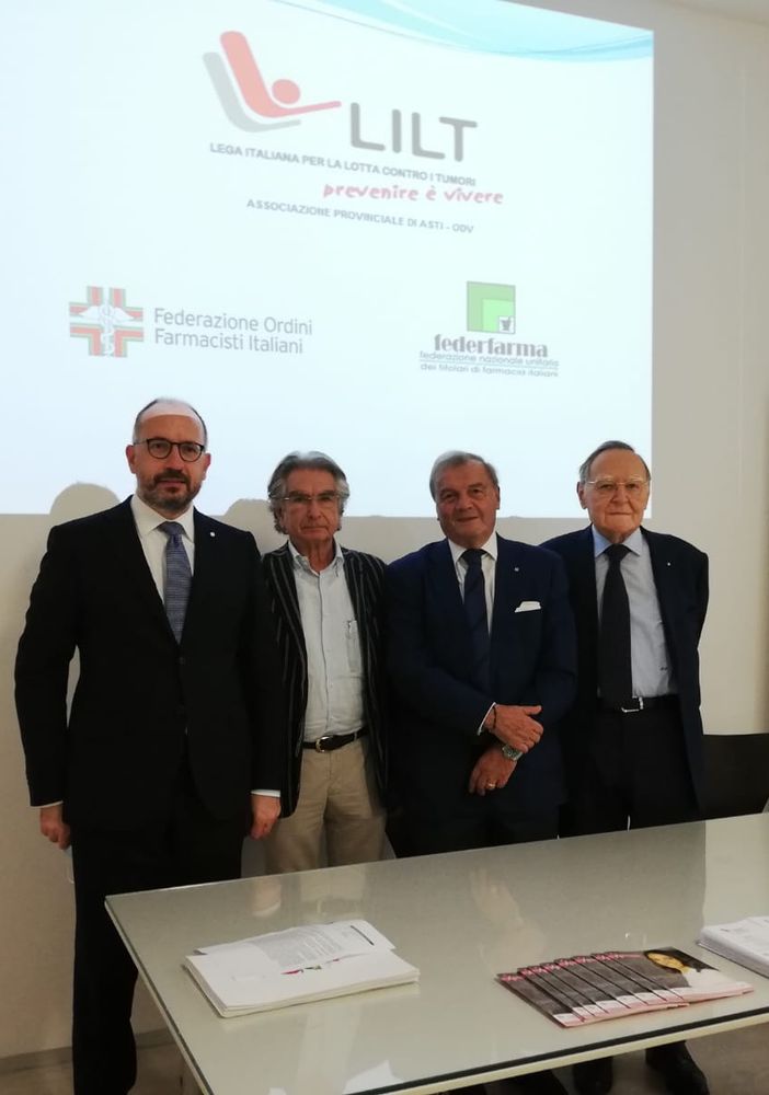 LILT Asti, Ordine dei Farmacisti e Federfarma uniscono in favore della prevenzione oncologica