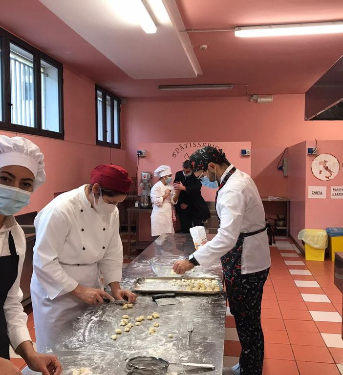 Un laboratorio di cucina