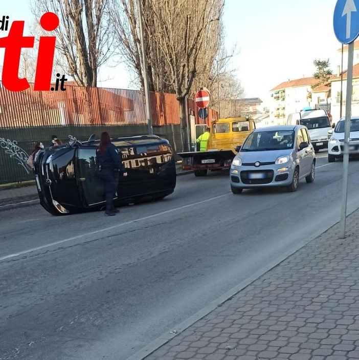L'auto incidentata