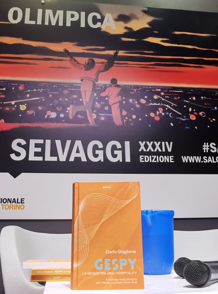 Il libro “Gespy – La geometria dell’hospitality” di Dario Ghiglione è stato presente al Salone del Libro di Torino 2022.