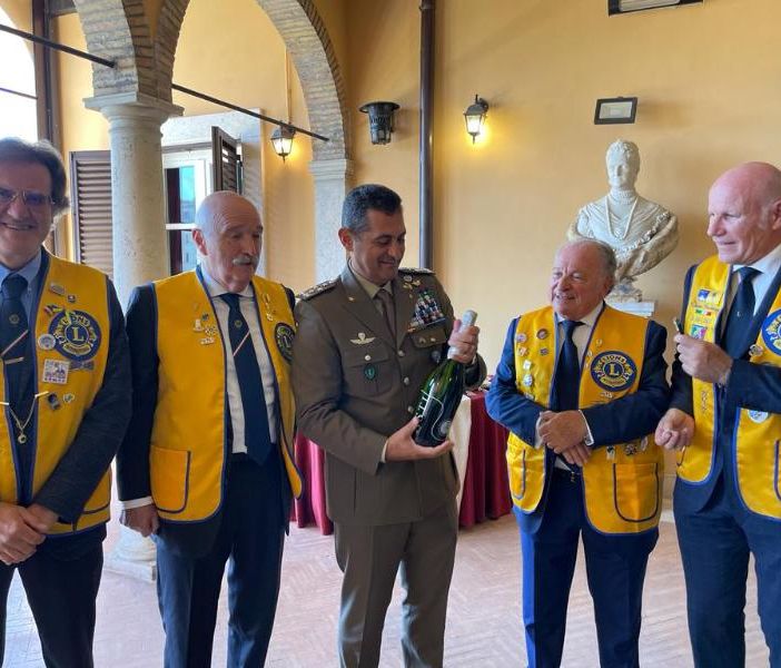 Delegazione del Distretto Lions 108Ia3 ospite del Circolo Ufficiali delle Forze Armate d'Italia