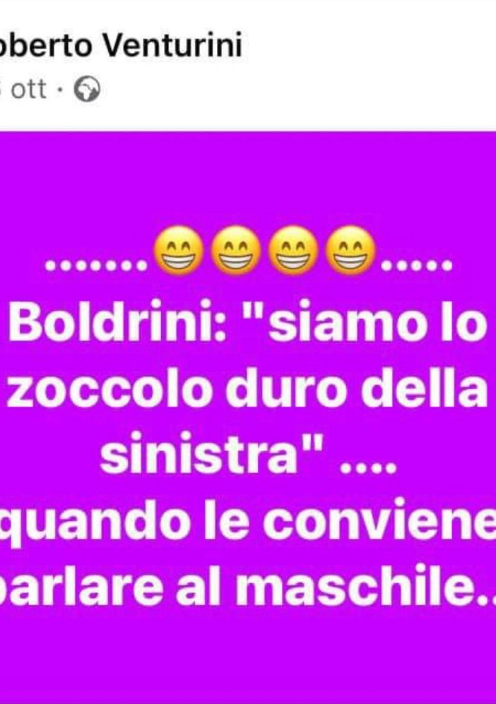 Il post del consigliere Venturini