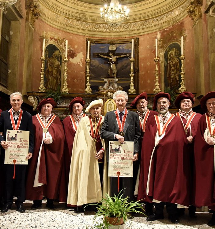 Al Capitolo degli Auguri dei Cavalieri delle Terre di Asti e del Monferrato due nuovi Cavalieri