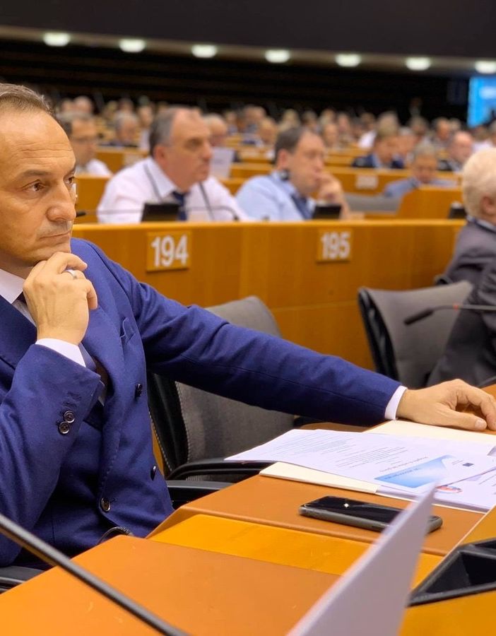 Alberto Cirio all'europarlamento