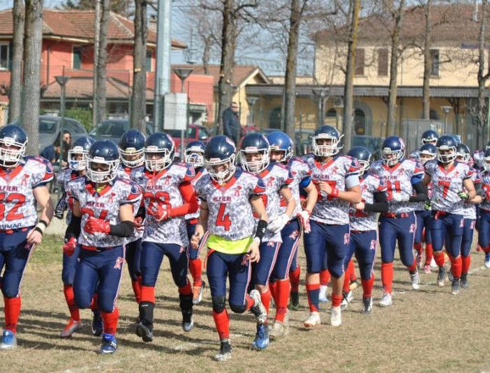 Nuovi allenamenti per l'Alfieri Asti American Football, in vista del prossimo Campionato