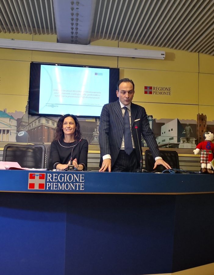 Alberto Cirio con Chiara Caucino