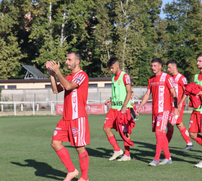 Calcio, Serie D. L'Asti si avvicina alla salvezza, tris biancorosso a Saluzzo