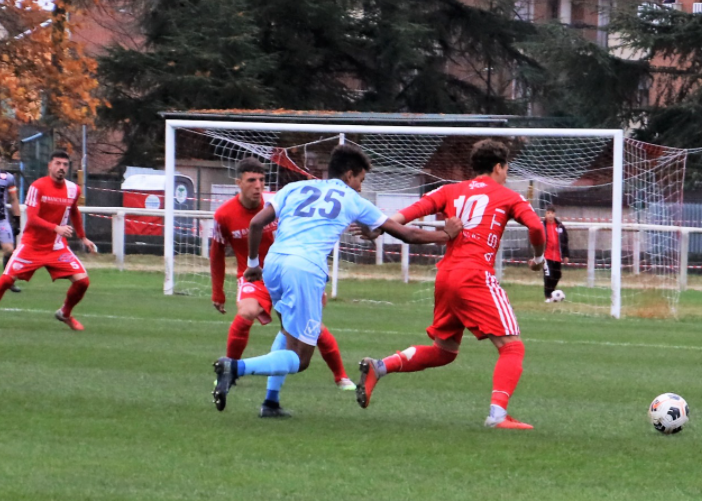 L'Asti in azione nella partita persa in casa contro la Sanremese