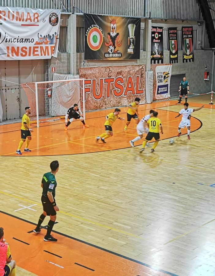 Alcune immagini della partita contro il Bergamo
