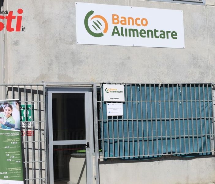 La sede del Banco Alimentare di Asti (MerfePhoto)