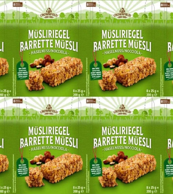 Lidl Italia richiama numerosi lotti di battette muesli e cereali alla nocciola