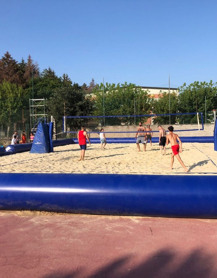 Il campo da beach volley dell'Oratorio