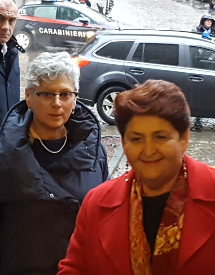 Teresa Bellanova durante una precedente visita ad Asti