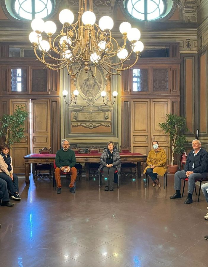 Incontro in Municipio, ad Asti, con i membri del Comitato Orti Torretta