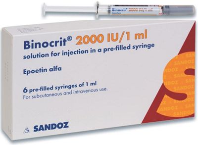 Ritirato un lotto del medicinale antianemico Binocrit per risultati fuori specifica