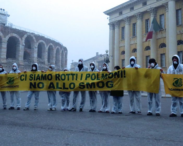 Rapporto 'Mal d'Aria di città' di Legambiente. Il Piemonte è uno dei territori più inquinati