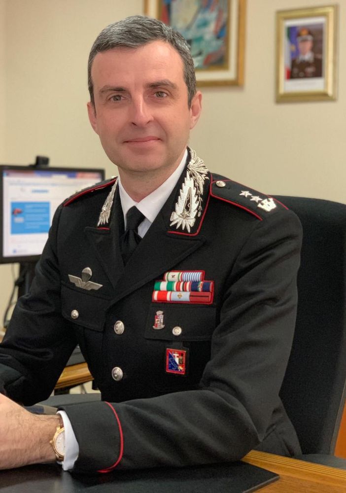 IL Tenente Colonnello Pierantonio Breda, Comandante Provinciale Carabinieri Asti