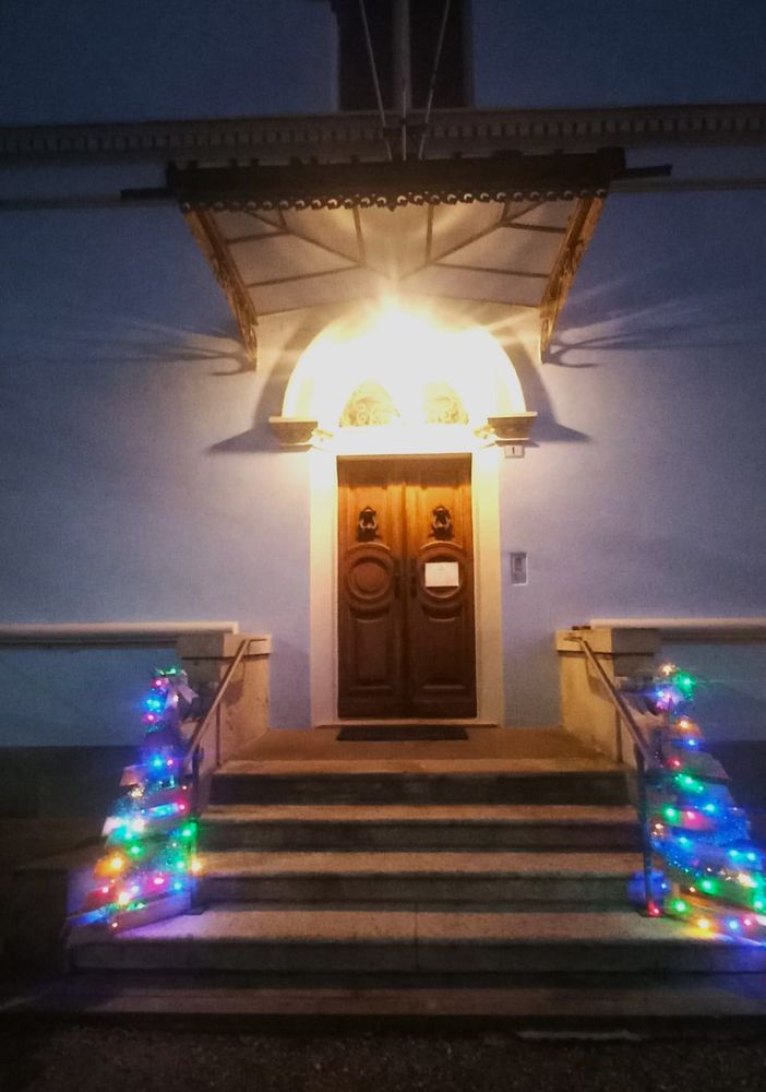 A Bubbio alberi di Natale con pallet di recupero
