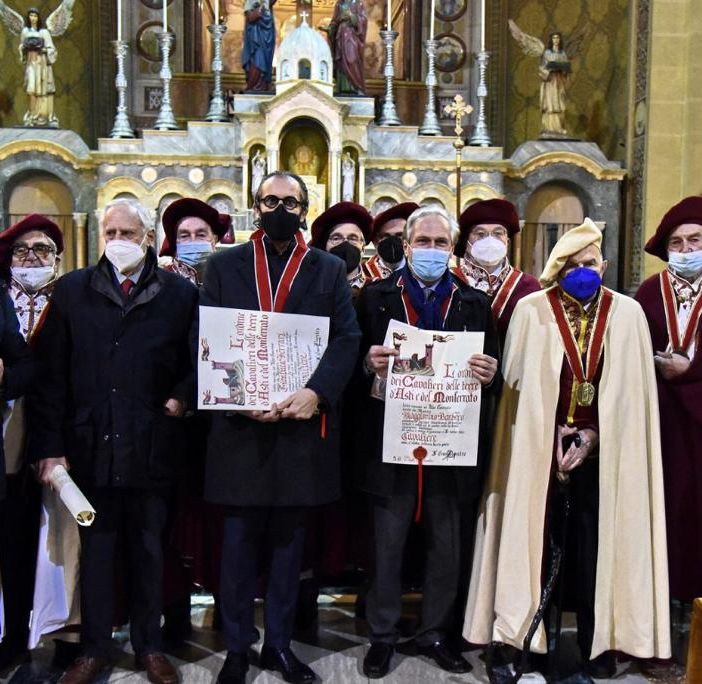 Alcune immagini del Capitolo degli auguri di Natale dei Cavalieri delle Terre di Asti e del Monferrato