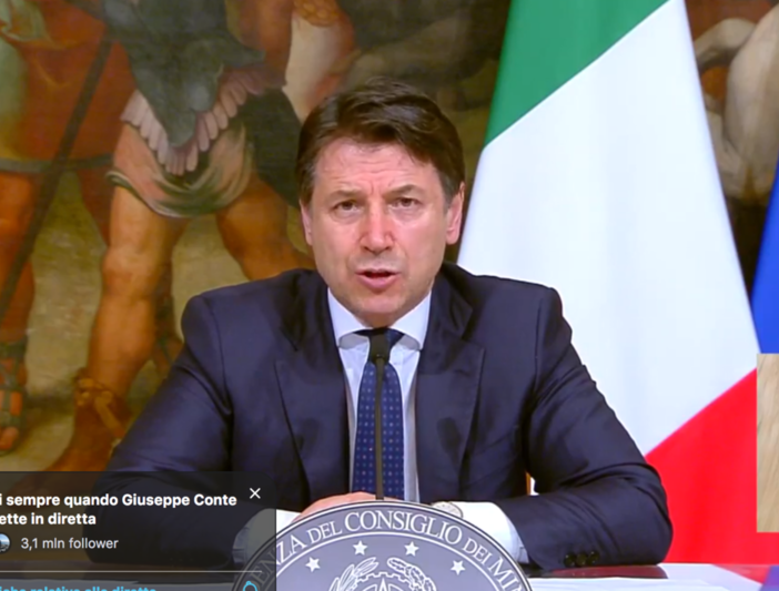 Nuovo Dpcm del premier Conte, misure prorogate di dieci giorni fino a dopo Pasqua