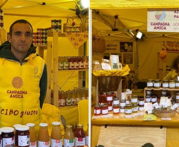 Le voci e le storie di due agricoltori astigiani al villaggio Coldiretti a Milano