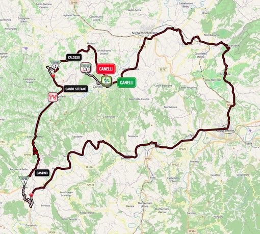 Canelli oggi al centro del &quot;Giro d'Italia rosa&quot;, con la tappa Canelli-Canelli di 104 km. Le strade chiuse al traffico